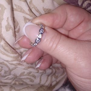 Size 8 evel eye ring 925